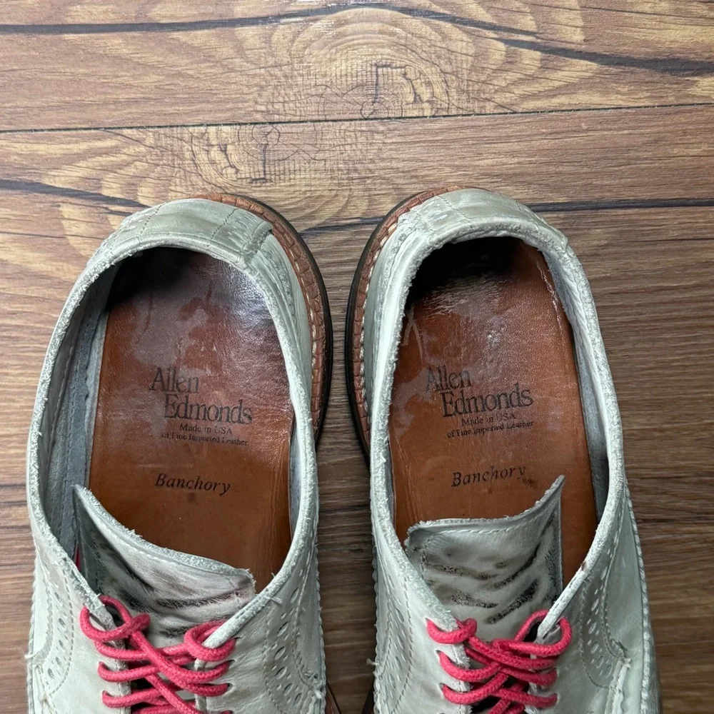 ALLEN EDMONDS ‘Banchory’ Wingtips Dress Shoes Men’s Size 7.5‎ Oxfords